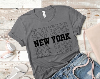 New York Shirt, New York City Shirt, New York T-shirt, East Coast Shirt, New Yorker Tee, New York Lover Gift, NYC Gift, NYC Shirt For Women