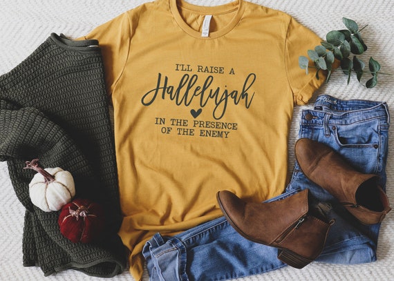 Raise A Hallelujah Christian Gift T-Shirt Raise A Hallelujah Christian Gift T-Shirt