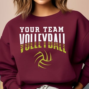 Customized Volleyball Shirt - Your Name Volleyball Shirt - Volleyball Shirt - Game Day Shirt - Volleyball Season Tee, Volleyball Graphic Tee