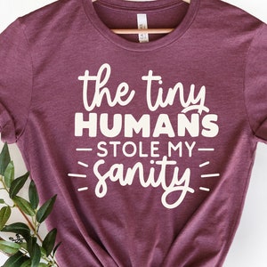 The Tiny Humans Stole My Sanity Shirt, Funny Mom Shirt, Funny Teacher Shirt, Mother's Day Shirt, Tiny Humans Shirt