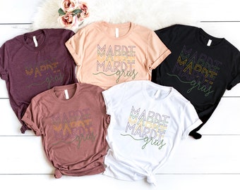 Mardi Gras Shirt, Mardi Gras Shadow Shirt, Saints Shirt, Fat Tuesday Shirt, Flower de luce Shirt, Louisiana Shirt, Mardi Gras Day Shirt