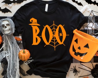 Boo Shirt, Halloween Shirt, Halloween Costume, Witch Shirt, Pumpkin Shirt, Trick Or Treat Shirt,