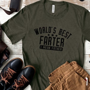 World&#39;s Best Farter I mean, Father Shirt, Funny Father&#39;s Day Shirt, Dad T-shirt, Father&#39;s Day Shirt, Best Dad shirt, free shipping