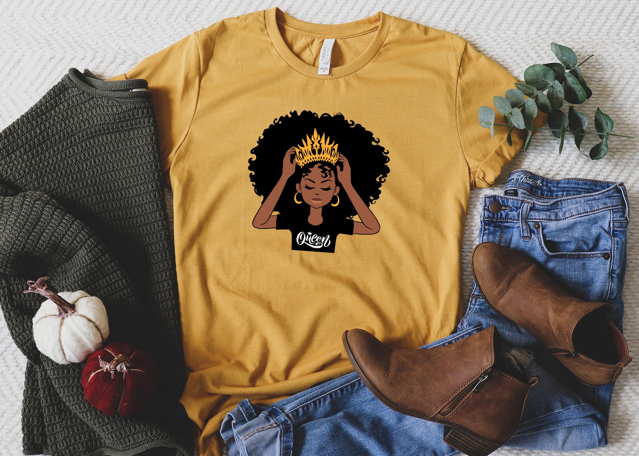 Afro Queen Shirt, Afro Woman Shirt, Juneteenth Shirt, Birthday Shirt, Sistas Black Queen Shirt, Black History Month Shirt, Proud Black Woman