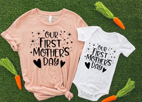 Mother's Day Mommy And Me Outfit, Our First Mother's Day, Mommy And Me Matching Shirts, Gift For Her, Mother's Day Gift, Mommy And Me Outfit