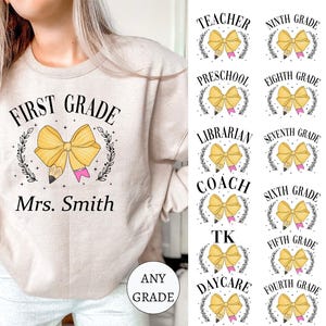 Teacher Shirt, Back To School Shirt, Kindergarten Teacher Shirt, First day Of School Shirt, Fourth Grade Shirt, Third Grade, Teacher Gift