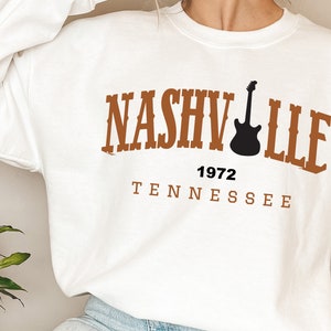 Nashville Shirt, Nashville Sweatshirt, Tennessee Shirt, Music Shirt, Country Music Shirt, Nashville Gift, Girls Trip To Nashville