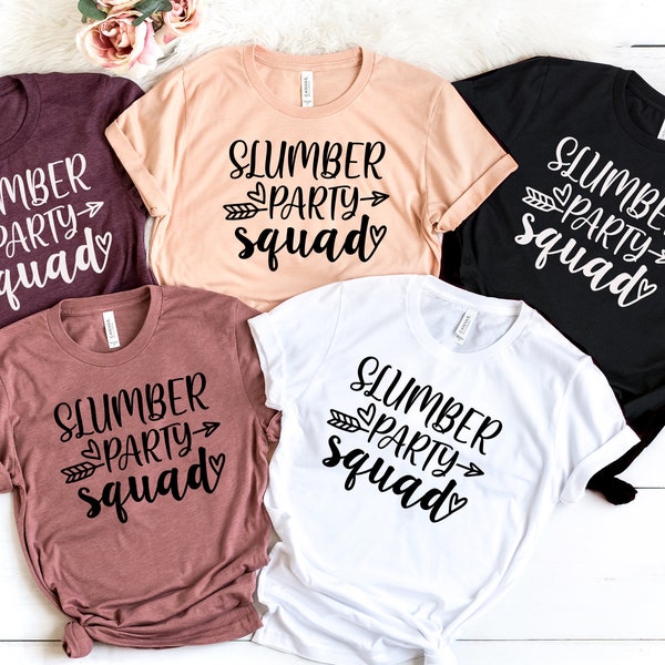 Slumber Party Squad Shirt - Etsy