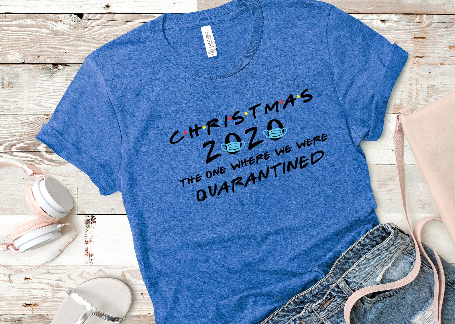 Christmas 2020 The One where We Were Quarantined Christmas Etsy