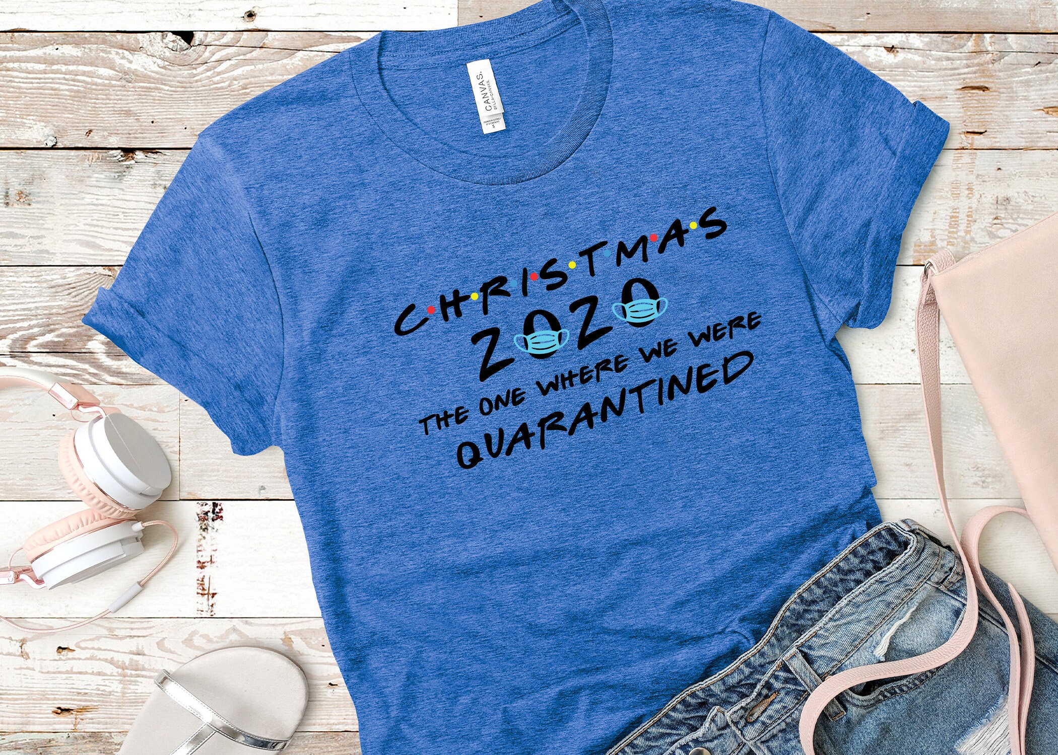 Christmas 2020 The One where We Were Quarantined Christmas Etsy