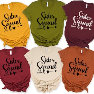 Sister Squad Shirt, Gift For Sister, Mother&#39;s Day Gift, Shirt For Mom, Shirt for Mama, Women&#39;s Shirt