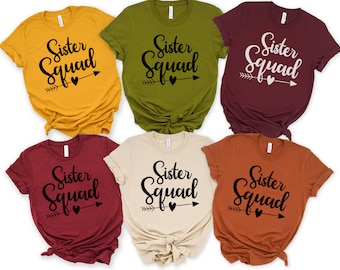 Sister Squad Shirt, Gift For Sister, Mother's Day Gift, Shirt For Mom, Shirt for Mama, Women's Shirt