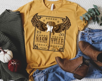 Nashville Music City Shirt, Nashville Sweatshirt, Tennessee Shirt, Music Shirt, Country Music Shirt, Nashville Gift, Girls Trip To Nashville