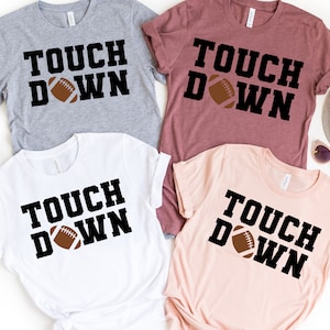 Maillot Touch Down, Sweat Touch Down, Sweats à capuche Touch Down, Maillot de football, Maillot le jour du match, T-shirt de la saison de football