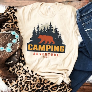 Camping Sweatshirt, Alaska Sweatshirt, Outdoor Shirt, Camping Shirt, Tent Camping Shirt, Hiking Shirt, Mountain Shirt, Bear Shirt