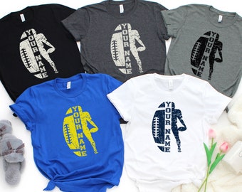 Customized Football Shirt - Your Name Football - Football Shirt - Game Day Shirt - Football Season Tee - Football Graphic Tee