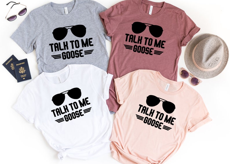 Talk to Me Goose Shirt Top Gun Sunglass Shirt Top Gun Movie Etsy
