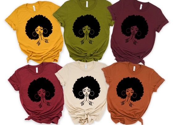 Afro American Praying Shirt Afro American shirt Racerback | Etsy
