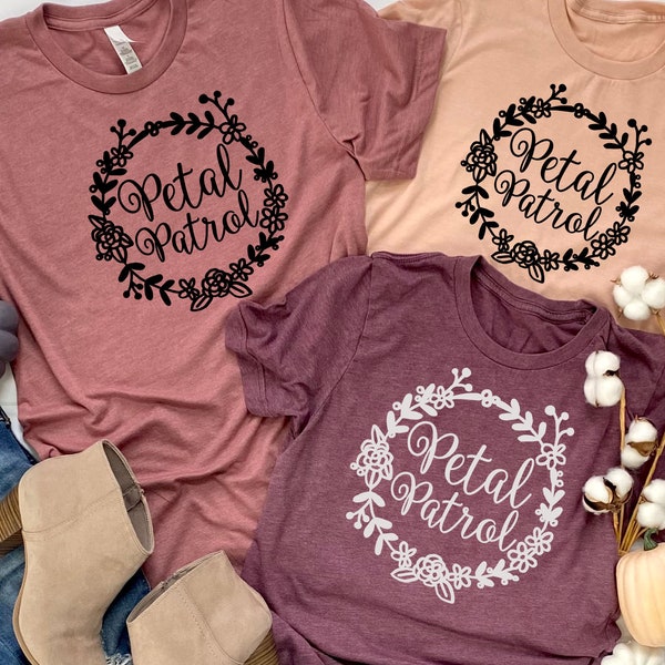 Petal Patrol Shirt, Wedding Proposal Shirt, Flower Girl, Bachelorette Shirt, Wedding Matching Shirts, Couple Shirts, Ring Bearer