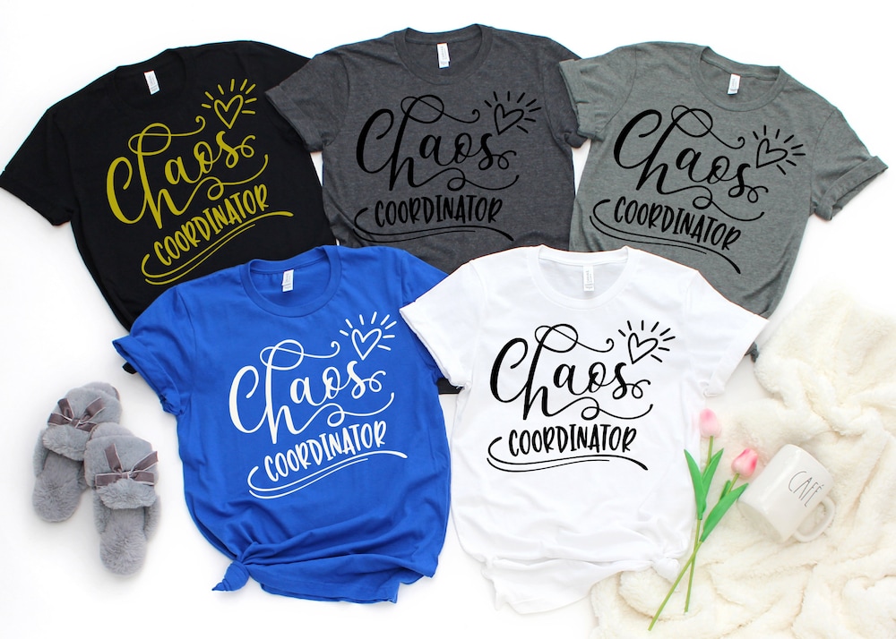 Chaos Coordinator Shirt, Mother'S Day Shirt,Teacher Shirt, Shirt For Mom, Funny Mom Shirt, Family Matching, Sarcastic Shirt, Funny Shirts Printfushion