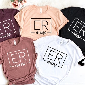 ER Nurse Shirts, ER Shirt, Krankenschwestern Superheld, Krankenpflege Shirt, Pflegeschule T-Shirt, Krankenschwester Woche Shirt, Krankenschwester Schüler Shirt
