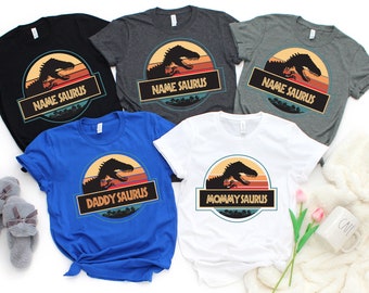 Camiseta de mamá saurio, camiseta de papá saurio, camiseta familiar saurio, Día de la Madre, Camisetas a juego de saurios, Regalo del Día de la Madre, Camiseta familiar de dinosaurios