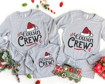 Cousin Squad Shirt, Family Matching Christmas Shirt, Christmas Family Tops, Christmas Matching Shirt