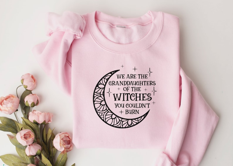 We Are the Granddaughters of the Witches You Could Not Burn Shirt, Witch Shirt, Mystic Shirt, Salem Witch Tshirt, Halloween Shirt image 3