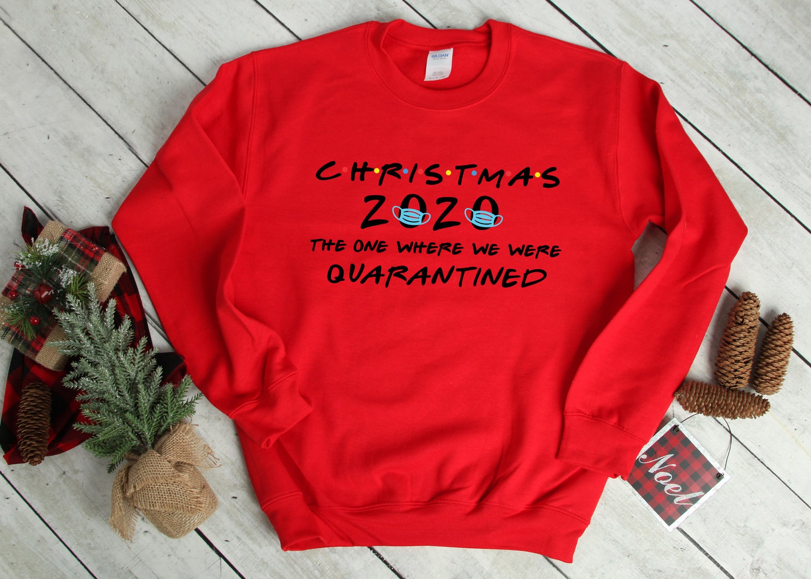 Christmas 2020 The One where We Were Quarantined Christmas Etsy