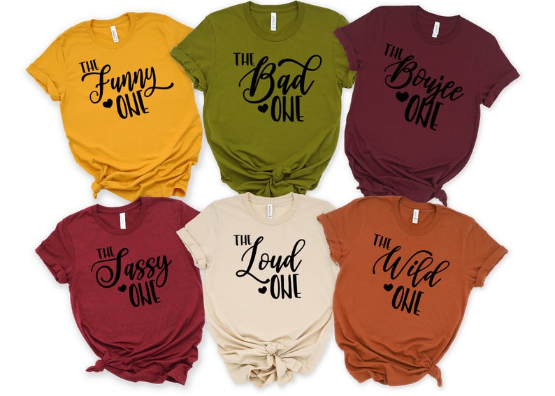 The Classy One the Loud One the Wild One Sorority Sisters - Etsy