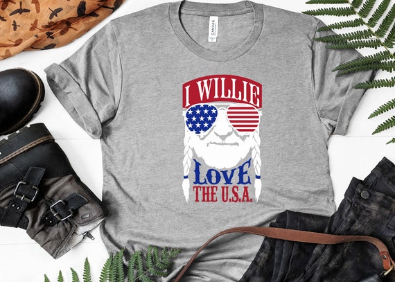 I Willie Love The USA Shirts - 4th Of July Shirt Men Women I Willie Love The USA Shirts - 4th Of July Shirt Men Women