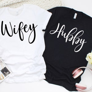 Couple EST Shirt, Hubby Shirts, Couple Shirts, Honeymoon Shirts, Matching Shirts, Wife and Husband Shirts, Bride and Groom Shirts