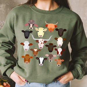 Cow Bull Head Theme Shirt, Farm Animal Shirt, Bull Cottagecore Shirt, Cow Shirt, Bull Shirt. Cottage Core, Aesthetic Shirt, Teacher Shirt