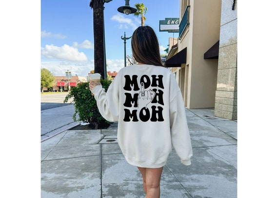 MOH Sweatshirt, Bride Sweatshirt, Maid Of Honor Bride Finger Shirt, Custom Wedding Shirt, Engagement Shirt, Bride Shirt, Bridal Shower Shirt