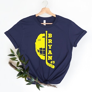 Hockey Shirt - Your Name Hockey - Hockey Shirt - Game Day Shirt -Hockey Season Tee -Hockey Graphic Tee