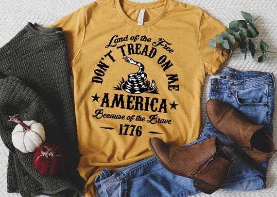 Patriotic Land Of The Free Because Of The Brave T-Shirt Patriotic Land Of The Free Because Of The Brave T-Shirt