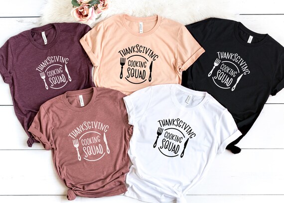 Thanksgiving Cooking Squad Shirt 