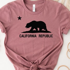 California Republic Flag, California Republic Flag Shirt, California Shirt, State Shirt, State Flag Shirt, Vacation Shirt, Travel Shirt
