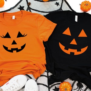 Pumpkin Face Shirt, Halloween Couple Shirt, Pumpkin Shirt, Halloween Shirt, Boo Shirt, Halloween Costumes, Halloween Tees