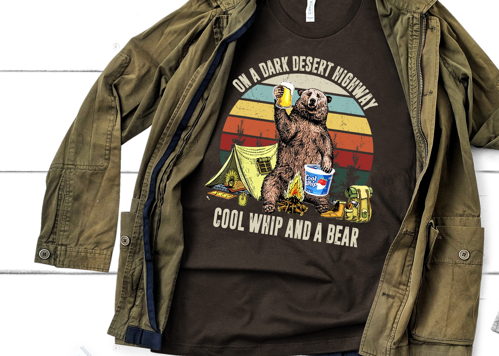 Desert Shirt Bear Shirt Drinking Shirt Tent Camping Shirt Camper Shirt Adventure Shirt Camping Sweatshirt Road Trip Shirt Etsy