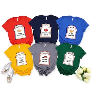 Group  Shirt, 100 Percent Organic Shirt, Food Shirt, Food Lover Shirt, Ketchup Shirt, Barbecue Shirt, Shirt, Food List Shirt