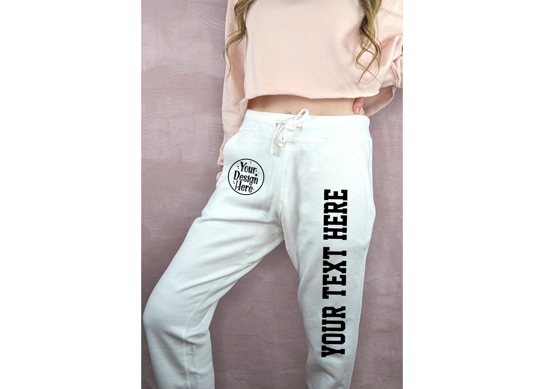 Custom Sweatpants Sweatpants With Writing Down The Leg Custom