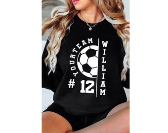 Customized Soccer Shirt, Your Name Soccer ShirT, Personalizable Soccer Team Shirt, Game Day Shirt, Soccer Mom Shirt