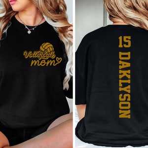 Customized Volleyball Sweatshirt, Your Name Volleyball Shirt, Custom Volleyball Shirt, Game Day Shirt, Volleyball Mom Shirt,Volleyball Shirt