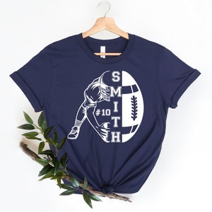 Customized Football Shirt - Your Name Football - Football Shirt - Game Day Shirt - Football Season Tee - Football Graphic Tee