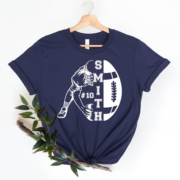 Customized Football Shirt - Your Name Football - Football Shirt - Game Day Shirt - Football Season Tee - Football Graphic Tee