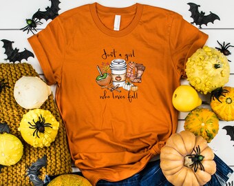 Pumpkin Shirt, Coffee Shirt,  Fall Shirt, Halloween Shirt, Ghost Shirt, Witch Shirt, Halloween Costume