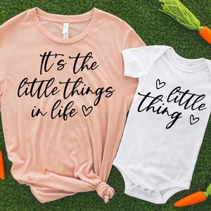 It&#39;s The Little Things In Life Shirts, First Mother&#39;s Day, Little Thing Shirt, Cute Mother Daughter Gift