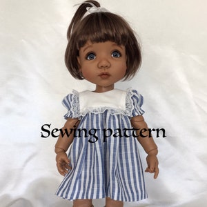 4415 My Sweet dress Sewing Pattern for 15 inch My Meadow Mae and Aya dolls, may fit other dolls with similar body style