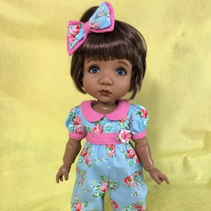 4404 Jumpsuit sewing pattern for all 15 inch Moppet dolls such as Mae, Tia, Aya, Lea, Pia, Any